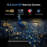 Gaming Laptop with AMD Ryzen 4300U Processor, 15.6" FHD Screen Laptop Computer with Radeon Graphics, 16GB RAM 512GB ROM Laptops Work Student Windows 11 Laptop, Wi-Fi, Type-C, HDMI, Webcam Cover Slide