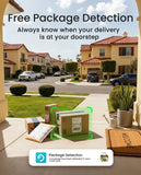 youkey Doorbell Camera Wireless No Subscription, 2K Dual‑cam Video Doorbell with Chime, See Visitor & Package Together, 5G WiFi, 8GB Local Storage, Works with Alexa & Google Home, Battery Powered