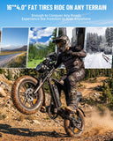 OUXI V8 Mini Ebike for Teen Youths, Peak 1000W MAX 20MPH, Class 2 Ebike