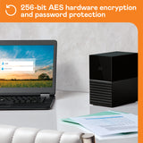 WD 28TB My Book Duo Desktop RAID External Hard Drive HDD, USB 3.1, With Password Protection and Auto Backup Software