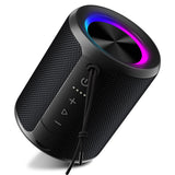 DUDGSIS Portable Bluetooth Speaker, IPX7 Waterproof Wireless Speaker with 20W Loud Stereo Sound, 15H Playtime & Beat-Synced RGB Light, Small Outdoor Speaker for Shower, Pool, Beach, Hiking and Gifts
