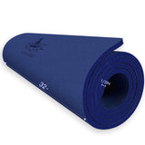 Hatha Yoga Extra Thick TPE Yoga Mat - 72"x 32" Thickness 1/2 Inch -Eco Friendly SGS Certified - With High Density Anti-Tear Exercise Mats For Home Gym Travel & Floor Outside (Blue)… Hatha yoga