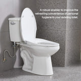 ANNWA Bidet Seat for Elongated Toilet Seat Non-Electric Soft Close with Quick Release Hinges for Easy Clean Dual Nozzle Front and Rear Wash(PG303A-HPN-AZ)
