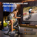 MERACH Magnetic Exercise Bike, Low Noise Stationary Bike, Easy Assembly
