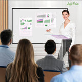 Podium Stand Portable Pulpits for Churches Clear Podium Lectern Shtender Hostess Stand