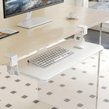 Under Desk Keyboard Tray, Pull-Out Drawer&Holder with C-Clamp 25.6"x11.8"