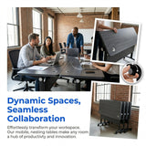 6Pack Conference Tables,Folding Conference Room Tables,Flip Top Training Seminar Table