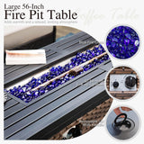 Sophia & William Metal Patio Furniture Set with Fire Pit Table, 4 Pieces