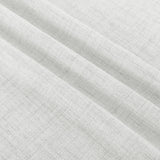 Macochico 150”Wx96”L Pinch Pleated Sliding Door Curtains with Hooks and Tieback, Natural Linen Drapes for Patio Doors Living Room Bedroom Home Office Divider with Tieback, White, 1 Panel