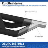 OEDRO Running Boards Compatible with 2015-2026 Chevy Colorado/GMC Canyon Crew Cab, Textured Black Side Step Rails Nerf Bars