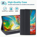 KYY Portable Monitor 15.6" 1080P Computer Monitor Screen Extender w/Cover