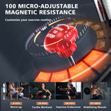 YOSUDA PRO Magnetic Exercise Bike 350 lbs Weight Capacity - Indoor Cycling Bike Stationary with Comfortable Seat Cushion, Silent Belt Drive YOSUDA