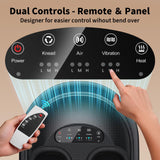 CARESKY® Foot Massager Machine with Heat, Vibration, Rolling Compression, Shiatsu Foot Massager for Plantar Fasciitis, Remote Control - for Women & Men, Relax for Home Office Use