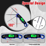 Stocking Stuffers for Men Women Adults: Meat Thermometer Digital, Instant Read Meat Thermometer with Backlight & Magnet for Kitchen, Beef, Grill, Turkey