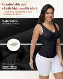 SHAPSHE Waist Trainer for Women Corset Shapewear Tummy Control Cincher Workout Sport Girdle With Adjustable Straps BLK/X-Small