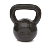 Amazon Basics Cast Iron Kettlebell for Strength Training, Textured Wide Handle, 50 Pounds, Black