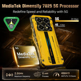 OUKITEL WP60 5G Unlocked Rugged Phone, 7.2" Display, 24GB+256GB, 10000mAh
