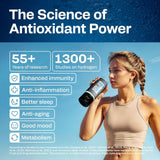 Energilz Hydrogen Water Bottle | 16.2 oz (480 ml) Hydrogen Water Generator | 6000 PPB Hydrogenator Machine | SPE/PEM Ionizer Generator (Black)