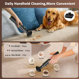 Car Vacuum Portable, CROS 4-in-1 Cordless Vacuum Cleaner with 25000 Pa Max,3 Suction Modes,Handheld Vacuum for Car, Office Desk, Keyboards,Sofa