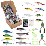Goture Fishing Lures Kit, 18PCS Hard/Soft Bait Set with Glide Bait,Crankbaits,Minnows,Pencil Lure,Popper,Plopper,VIB,Spinnerbaits,Frog Lure,Shrimp Lures for Freshwater Saltwater Bass Trout Fishing
