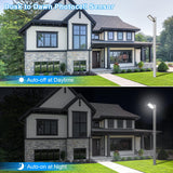 Dream Eeve 350W LED Parking Lot Lights Outdoor Trunnion Mount 5000K 3Pack