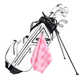 Playing It Forward Magnetic Golf Towel for Golf Bags with Clip for Men & Women, Waffle Weave Microfiber Towel, Set of 3