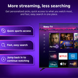 Roku 24-Inch Select Series Smart TV 2026-720p HD TV - RokuTV
