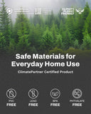 AIRHOP 0.79in Thick 24 Sq Ft Exercise Equipment Mats, 6 Tiles Upgraded Rubber Top with High Density EVA Foam, Large Interlocking Puzzle Gym Flooring for Home Gym, Heavy Weight Workout,Black