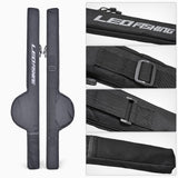 LEOFISHING Portable Fishing Rod Case Folding Fishing Pole Bag Fishing Pole Tackle Protective Cover Case Fishing Spinning Rod Bag Special Design for Fishing Poles with Reels 3 Size (Medium)