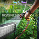 Powerful Large Solar Bug Zapper Outdoor for 4000 sq.ft, Rechargeable Mosquito Zapper with High Powered, Waterproof Solar Bug Zapper for Patio Garden, Backyard, RV, Camping with 18W Solar Panel