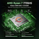 NIMO 15.6" FHD IPS Gaming Laptop, AMD Ryzen 7 Computer (Up to 4.75 GHz
