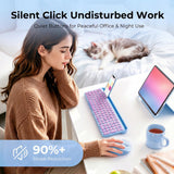 seenda Wireless Trackball Mouse, Ergonomic Bluetooth Rollerball Mouse,Blue