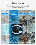 (2026 Upgrade) Spino E1 Cordless Robotic Pool Cleaner, Pool Robot for Wall & Waterline Cleaning, Smart Arc Path for Pools up to 1,600 Sq.ft, Up to 210 Mins Runtime, with 5 Modes, APP Control