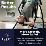 Teeter FitSpine LX9 Inversion Table, Deluxe Easy-to-Reach Ankle Lock, Back Pain Relief Kit, FDA-Registered (LX9 - Black) Teeter