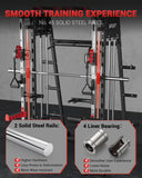 GarveeLife Smith Machine Home Gym All in One, 2200LBS Squat Rack Power Cage