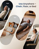 COMFIER Cordless Back Massage Chair Pad with Multi Functions, 2D/3D/Mix Shiatsu Neck and Back Massager with Heat, Chair Massager for Home Office Indoor/Outdoor Use