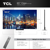 TCL 65 Inch Class QM8K Series | Mini LED QLED 4K HDR | 65QM8K, 2025 Model | 120HZ-144HZ Anti Reflective Wide Angle Screen Smart Google TV Dolby Atmos | Voice Remote Alexa Gaming Streaming Television