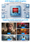 GMKtec K16 Gaming Mini PC Ryzen 7 7735HS (Max 4.75GHz) 32GB LPDDR5 1TB SSD