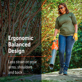 Husqvarna 230iB Battery Powered Cordless Leaf Blower, 136-MPH 650-CFM Electric Leaf Blower with Brushless Motor and Quiet