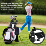 Makuei Golf Water Brush with Golf Towel and Divot Tool - Durable Golf Kit - Elevate Your Golfing Performance Today