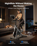 MERACH Exercise Bike, Magnetic Resistance Stationary Bike, App-Connected