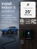 EVIQO Level 2 EV Charger J1772 40A NEMA 14-50 - 240V Wall Charging Station