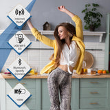 Philips Bluetooth & WiFi Stereo System for Home with CD Player, Spotify, Internet Radio, FM Radio, MP3 Playback, Crisp Highs and Rich Bass 100W, Remote Control Included