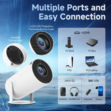 Mini Projector with WiFi & Bluetooth, SUMTAB 2026 Upgraded Portable Projector, 1080P & 4K Support Video Projector, Smart Projector for Home Outdoor, Compatible with iOS/Android/Windows