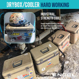 Engel UC7 7.5qt Leak-Proof, Air Tight, Drybox Cooler and Small Hard Shell Lunchbox for Men and Women in British Racing Green