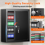 Broynix 213 Position Wall Mounted Key Lock Box, Key Cabinet with Drop Slot