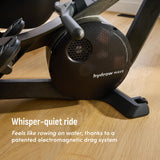 Hydrow Wave Rowing Machine for Home with Immersive 16'' HD Touchscreen - Live Row Machine Home Workout, Magnetic Drag Technology, 375 lb Weight Capacity Magnetic Rower - 30-Day Trial & Year Warranty