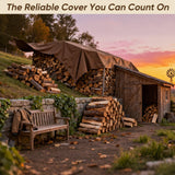 Tarp 40x60 Feet 10 Mil Heavy Duty Waterproof Tarp,10 Pack Bulk Full Pallet, Large Multipurpose Cover with Brass Grommets and Reinforced Edges, UV Resistant Thick Poly Tarps for Outdoor Camping