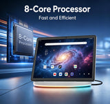 Upgraded Android 16 Tablet with 64GB+1TB Expand, 10.1 inch Tablet with 8-Core, Dock Station