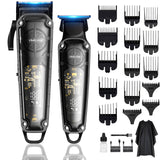 Hair Clippers for Men Barber Kit - Yinicare Professional Cordless Electric Hair Cutting Set with Pomade Hair Clipper, Zero Gap T-Blade Trimmer, Guards for Mens Haircut (Hair Clippers Set)